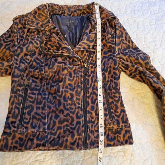 Romeo & Juliet Couture leopard moto jacket velour - Picture 16 of 16